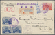 Br Mandschuko (Manchuko): 1935. Registered Advice Of Receipt Envelope Addressed To The United States Bearing Japan SG 24 - 1932-45 Mandchourie (Mandchoukouo)