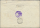 Br Mandschuko (Manchuko): 1936. Registered Envelope Written From The 'German Consulate In Mukden' With Seal On Reverse A - 1932-45 Manchuria (Manchukuo)