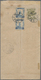 Br Mandschuko (Manchuko): 1936. Air Mail Envelope Addressed To Harbin Bearing Manchuria SG 55, 10f Deep-blue (pair) And - 1932-45 Mandchourie (Mandchoukouo)