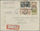 Br Mandschuko (Manchuko): 1939. Registered Envelope Addressed To Germany Bearing SG 80, 1f Brown-lake (pair), SG 84, 4f - 1932-45 Manchuria (Manchukuo)