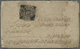 Br Nepal: 1881/85, 1a Milky Blue Imperf On European Paper, Single Usage On Cover Sent December 1884 From Jumla To Kathma - Nepal