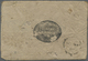 Br Nepal: 1881/85, 1a Ultramarine Imperf On European Paper, Single Usage On Cover Sent C.1882 From Pokhara To Kathmandu. - Népal