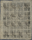 O Nepal: 1899/1917, ½a Black Siva's Bow And Khukris, Scott #10, Two Complete Sheets Used With Telegraph Office Cancels, - Népal