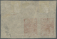 (*) Nepal: 1917, Bow And Khukris ½a Vermilion Tete-beche Pair, Unused (without Gum As Issued), With Full Margins Showing - Népal