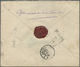 Br Niederländisch-Indien: 1899. Registered Envelope (traces Of Aging) Addressed To Amsterdam Bearing SG 97, 20c Ultramar - Indes Néerlandaises