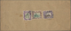 Nordborneo: 1939, Airmail-envelope (little Toned) Bearing MiNr. 224,225,22,230,233-35 On Front/back Cancelled "JESSELTON - North Borneo (...-1963)