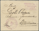 Br Palästina: 1917, Envelope With "RISTALLAMENTO ITALIANO DI PALÄSTINA COMMANDO" With Censor "VRIFICATO PER CENSURA" Nad - Palestine