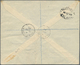 Br/GA Palästina: 1943/47, Three Covers Used Registered From Hadera With Stationery Cut-outs, Also IRC Reply Coupon Pmkd. - Palestine