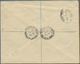 Delcampe - Br/GA Palästina: 1943/47, Three Covers Used Registered From Hadera With Stationery Cut-outs, Also IRC Reply Coupon Pmkd. - Palestine