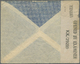 Br Palästina: 1945/46, Express Registered Cover With 50 M. From "JERUSALEM 10 CITADEL P.O." To Haifa; Air Mail Cover End - Palestine