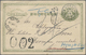 GA Philippinen: 1896. Japanese Postal Stationery Card 2s Olive Cancelled By Nagasaki Date Stamp '30 Dec 96', Underpaid W - Philippines