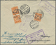 Br Philippinen: 1934, 12 C. Lincoln (3 Inc. Pair) Tied Star To Reverse Of Registered Cover "MANILA JAN 3 1934"  Via Sibe - Philippines