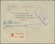 Br Philippinen: 1934, 12 C. Lincoln (3 Inc. Pair) Tied Star To Reverse Of Registered Cover "MANILA JAN 3 1934"  Via Sibe - Philippines