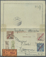 GA Portugiesisch-Indien: 1913, Letter Card 2 T. With Paid Reply Uprated 3 R., 9 R. And Bisects 6 R./8 R. Resp. 6 R./4 1/ - Inde Portugaise