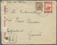 Delcampe - Br Portugiesisch-Indien: 1940-45 CENSORED MAIL TO SWITZERLAND: Three Censored Covers To The Red Cross Bureau In Geneve A - Portuguese India