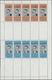 ** Ras Al Khaima: 1966, American Astronauts, Four Sheets With Five Sets In Gutter Pairs, Unmounted Mint. - Ras Al-Khaima