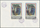 Br Ras Al Khaima: 1972, President Pompidou At Cape Kennedy, Perf. And Imperf. Issue, Complete Sets Of Three Values Each - Ras Al-Khaima