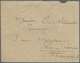 Br Saudi-Arabien - Hedschas: 1920. Envelope (faults/flap Partly Missing) Addressed To France Bearing Yvert 12, 1p Blue T - Arabie Saoudite
