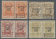 * Saudi-Arabien - Hedschas - Portomarken: 1925, Eight Values Postage Due 1/8 Pi To 5 Pi In Pairs, Showing Variety One Wi - Arabie Saoudite