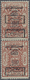 * Saudi-Arabien - Hedschas - Portomarken: 1925, 3 Pia. Brown Vertical Pair, Typo Double First Ovpt., One Invtd. & Second - Arabie Saoudite