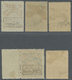 * Saudi-Arabien - Nedschd - Portomarken: 1925, Hejaz Postage Dues With Additional Arab Opt. Complete Set Of Five Values - Saudi Arabia