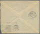 Br Saudi-Arabien: 1930. Envelope (faults) Addressed To Egypt Bearing SG 302, 1 3/4g Blue Tied By Djedda/3 Date Stamp Rou - Arabie Saoudite