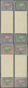 ** Saudi-Arabien: 1960, "Definitive Convair 440", 1, 2, 4 And 8 Pia In Vertical Gutter Pairs, Imperf On Thick Yellowish - Saudi Arabia