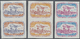 (*) Saudi-Arabien: 1963, Dhahran Airmails 3 Pi. Unissued Value Six Imperf Color Proofs In Pairs, Mint No Gum, Sc. Type A - Saudi Arabia