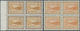 ** Saudi-Arabien: 1963, Wadi Hanifa Dam 4 Values In Blocks Of Four, Mint Never Hinged, A Scarce Offer - Saudi Arabia