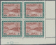 ** Saudi-Arabien: 1966, Wadi Hanifa Dam 10 P. Blueishgreen Redbrown Corner Margin Blocks Of Four, Mint Never Hinged, A V - Saudi Arabia