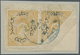 Saudi-Arabien - Stempel: 1879, Turkey 1 Pia. Yellow Pair (1875), One Bisect, On Piece Tied By "POSTE EGIZIANE SUEZ 1/MAI - Saudi Arabia