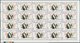 Delcampe - ** Schardscha / Sharjah: 1966, Fishes, 1np. To 10r., Complete Set Of 17 Values As (folded) Sheets Of 20 Stamps With Plat - Sharjah