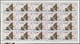 Delcampe - ** Schardscha / Sharjah: 1966, Fishes, 1np. To 10r., Complete Set Of 17 Values As (folded) Sheets Of 20 Stamps With Plat - Sharjah