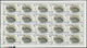 Delcampe - ** Schardscha / Sharjah: 1966, Fishes, 1np. To 10r., Complete Set Of 17 Values As (folded) Sheets Of 20 Stamps With Plat - Sharjah