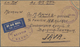 Br Singapur: 1946, "NETHERLANDS POST OFFICE SINGAPORE 2 JAN 1946" On Stampless Air Mail Cover "Ex.pw" To His Wife In Bat - Singapore (...-1959)