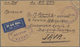 Br Singapur: 1946, "NETHERLANDS POST OFFICE SINGAPORE 2 JAN 1946" On Stampless Air Mail Cover "Ex.pw" To His Wife In Bat - Singapour (...-1959)