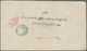 Br Syrien: 1846, Military Mail Damas To Aleppo Showing &bdquo;Postahane-i Sham 257" In Blue, (Coles-Walker 30), Fine - Syrie