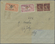 Br Syrien: 1921, Air Mail Violet Handstamped Issue "POSTE PAR AVION" Pair 1p./20c. Lilac-brown, 5p./1F. Carmine Olive An - Syrie