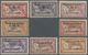 * Syrien: 1922/1923, Two Different Airmail Sets Of Four 'type Merson' With Opt. 'Poste Par Avion', Mint Hinged, Mi. &eur - Syrie