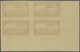 ** Syrien: 1931/1933, Airmails. 0.50pi. To 100pi., Complete Set Of 13 Values, IMPERFORATE Marginal Blocks Of Four From T - Syria