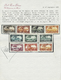 (*) Syrien: 1931/1933, Airmails, 0.50pi. To 50pi., Set Of Ten Values With "SPECIMEN" Overprint, Mainly On Piece (few Sho - Syrie