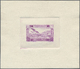 Delcampe - (*) Syrien: 1934, 10 Years Republic Air Mail Issue Three Sunk Die Proofs Without Value On Thick Paper, Colors Violet, Bl - Syrie