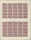 ** Syrien: 1936, Damascus Fair, Airmails 0.50pi. To 5pi., Each As Complete Sheet Of 50 Stamps With Five Gutters (horiz. - Syrie