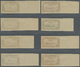 * Syrien: 1937, Airmails, IMPERFORATE, Complete Set Of Eight Right Marginal Values, Mint O.g. With Hinge Remnants. Maury - Syria