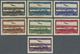 * Syrien: 1940, Airmails, 0.25pi. To 50pi., Complete Set Of Seven Values IMPERFORATE, Mint O.g. With Hinge Remnant. Maur - Syrie