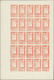 Delcampe - ** Syrien: 1943, Proclamation Of Syrian Unity, 1pi. To 50pi., Complete Set Of Nine Valeus As IMPERFORATE Sheets Of 25 St - Syria