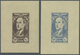 ** Syrien: 1944, President Schukri El-Kuwatli Miniature Sheets Set Of Two, Mint Never Hinged, Mi. &euro; 600,-- - Syrie