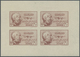 ** Syrien: 1945, President Shukri Al-Quwatli, 4pi. To 200pi., Set Of 13 Mini Sheets Of Four Stamps Each (issued Imperfor - Syrie