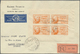 Br Syrien: 1945, President Shukri Al-Quwatli, 15pi. Orange, Imperforate Mini Sheet With Four Stamps (slight Nicks) On Re - Syrie