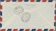 Syrien: 1946, Medicine Congress Air Mails Overprinted Issue Of Three Values On FDC Air Mail To USA With Arrival Mark On - Syria